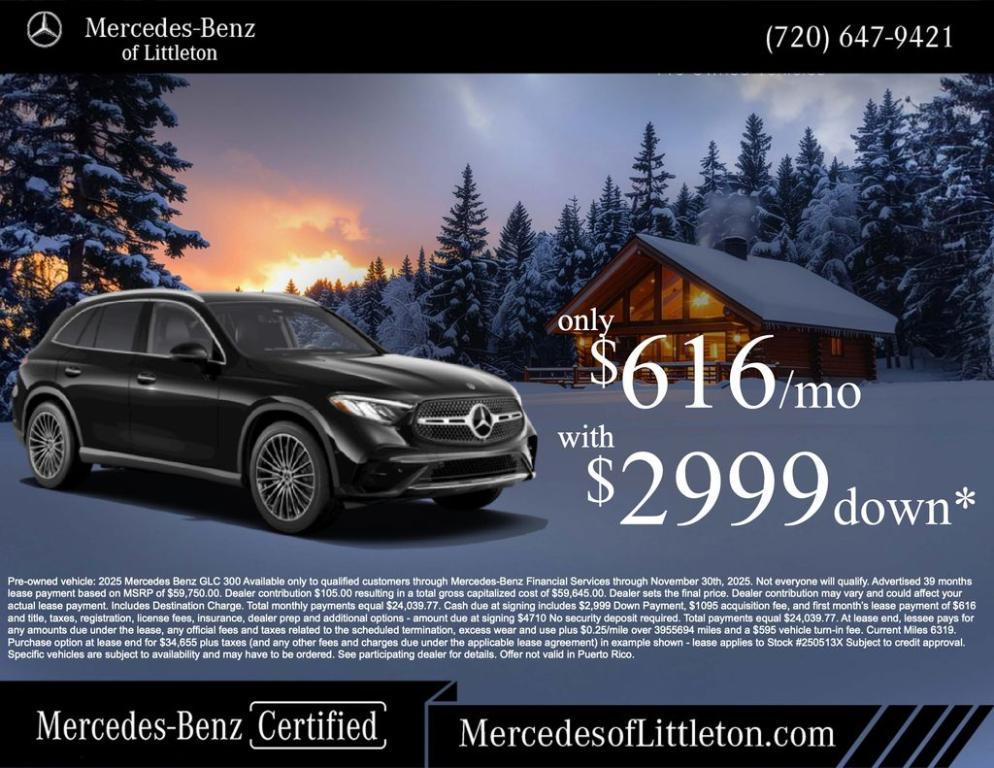 used 2025 Mercedes-Benz GLC 300 car, priced at $47,550