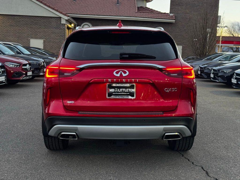 used 2021 INFINITI QX50 car, priced at $29,999