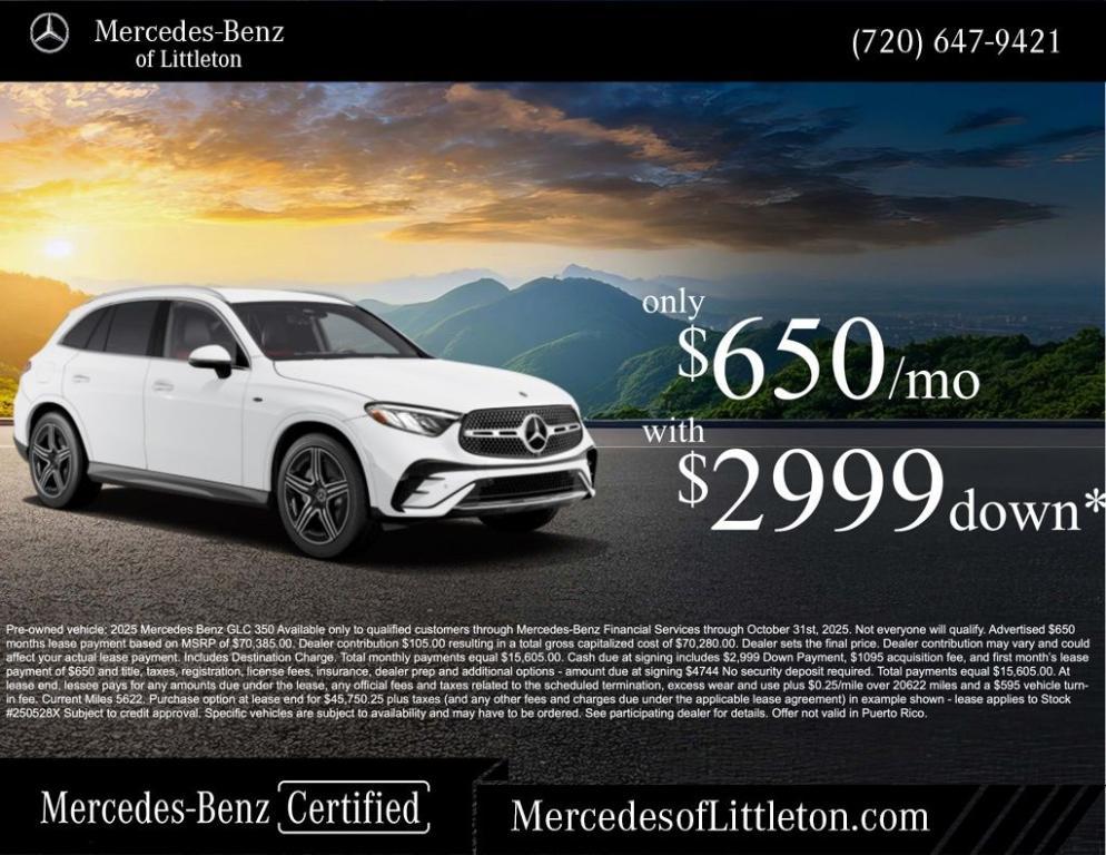 used 2025 Mercedes-Benz GLC 350e car, priced at $58,308