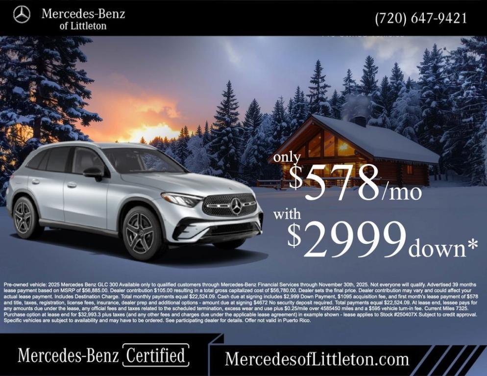 used 2025 Mercedes-Benz GLC 300 car, priced at $46,328
