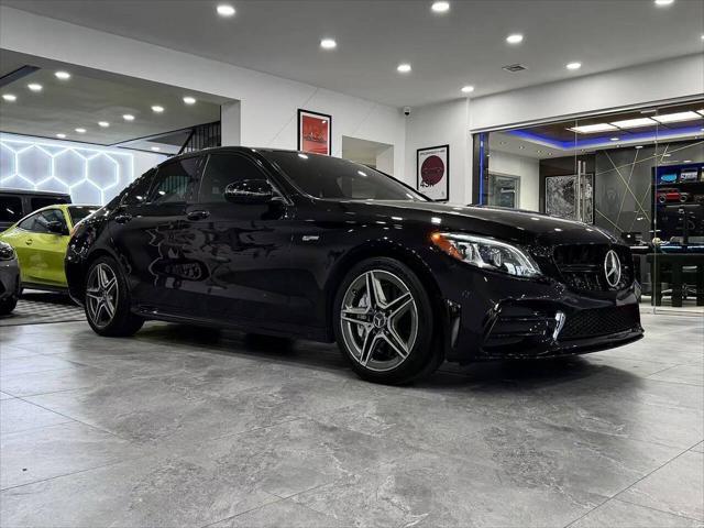 used 2020 Mercedes-Benz AMG C 43 car, priced at $35,200