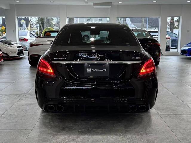 used 2020 Mercedes-Benz AMG C 43 car, priced at $35,200