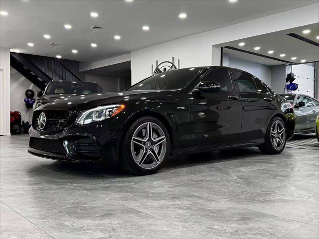 used 2020 Mercedes-Benz AMG C 43 car, priced at $35,200