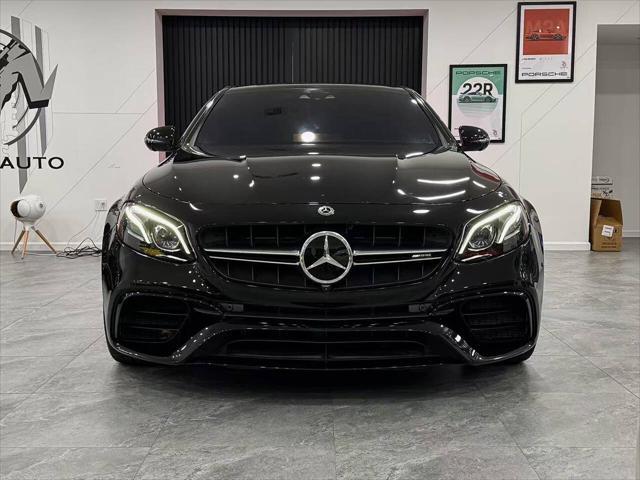 used 2019 Mercedes-Benz AMG E 63 car, priced at $64,000