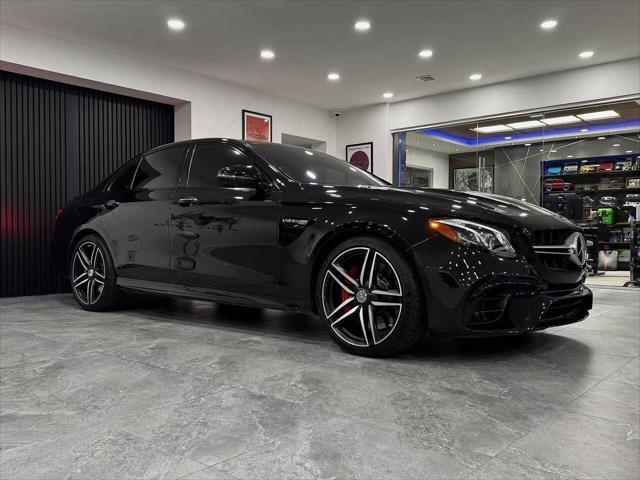 used 2019 Mercedes-Benz AMG E 63 car, priced at $64,000