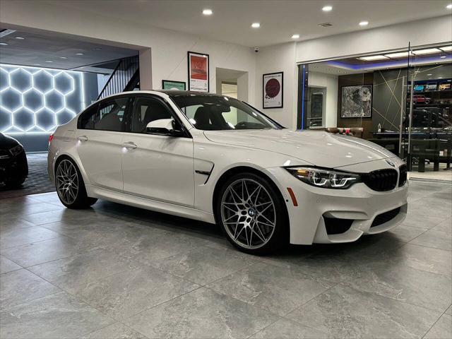 used 2018 BMW M3 car, priced at $58,000