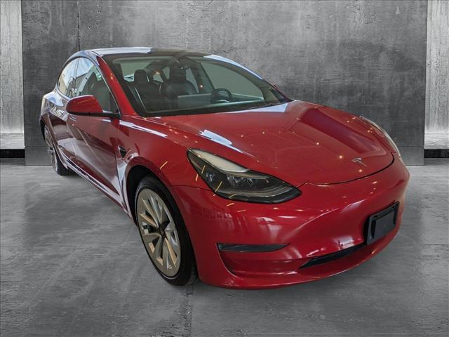 used 2022 Tesla Model 3 car, priced at $19,495