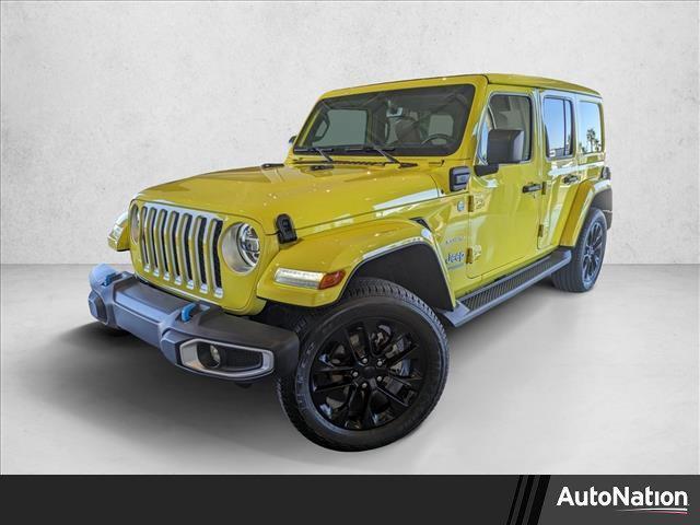 used 2022 Jeep Wrangler Unlimited 4xe car, priced at $33,941