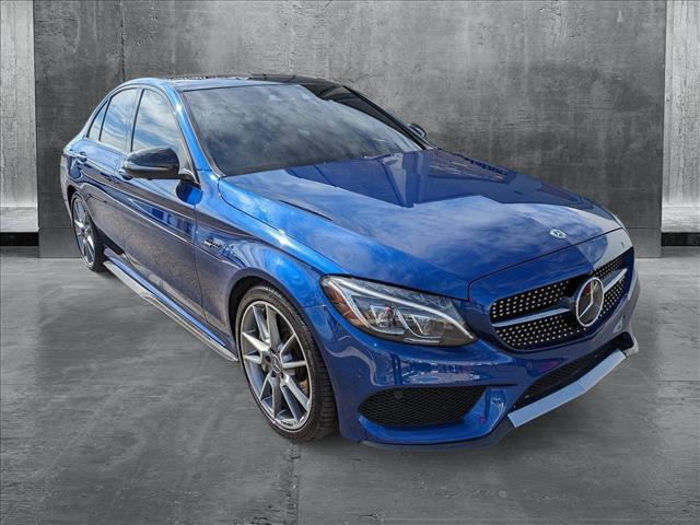 used 2018 Mercedes-Benz AMG C 43 car, priced at $31,995