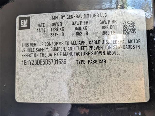 used 2013 Chevrolet Corvette car, priced at $51,782