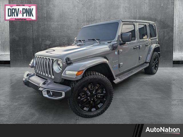 used 2021 Jeep Wrangler Unlimited 4xe car, priced at $28,344