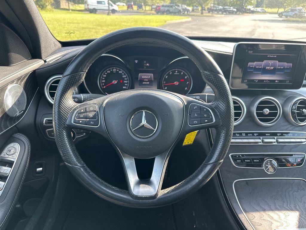 used 2017 Mercedes-Benz C-Class car, priced at $16,000
