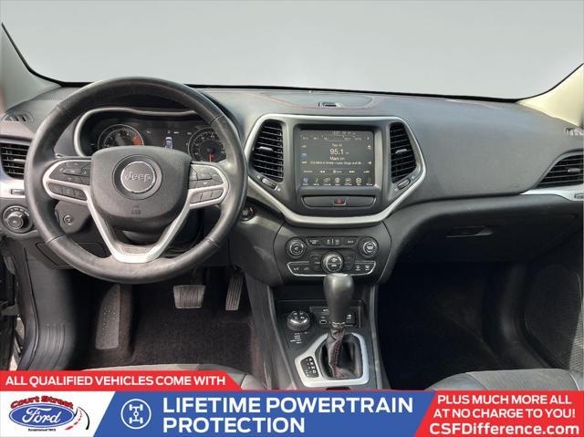 used 2017 Jeep Cherokee car, priced at $14,566