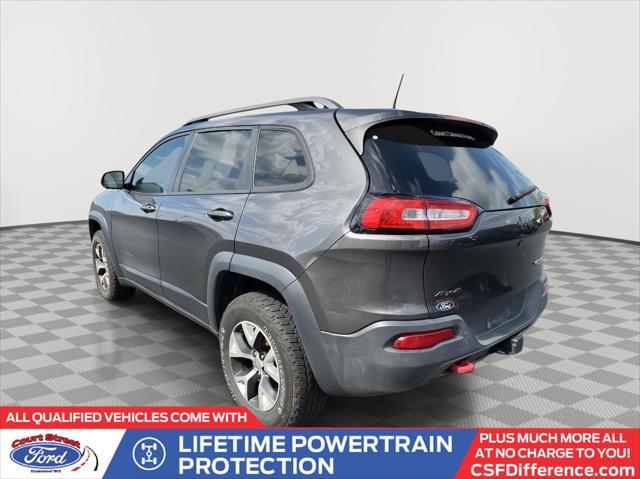 used 2017 Jeep Cherokee car, priced at $14,566