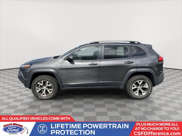 used 2017 Jeep Cherokee car, priced at $14,566