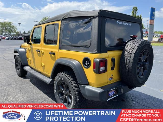 used 2020 Jeep Wrangler Unlimited car, priced at $28,985