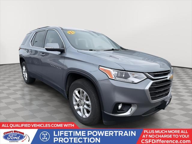 used 2021 Chevrolet Traverse car, priced at $25,516