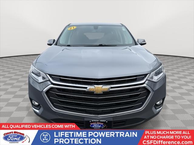 used 2021 Chevrolet Traverse car, priced at $25,516