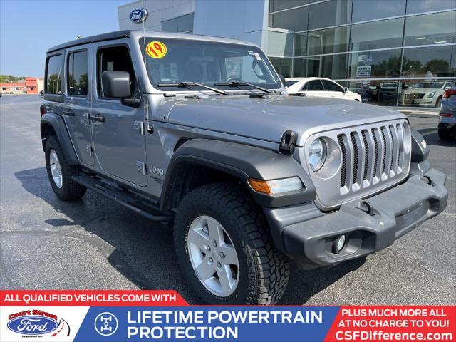 used 2019 Jeep Wrangler Unlimited car, priced at $27,465