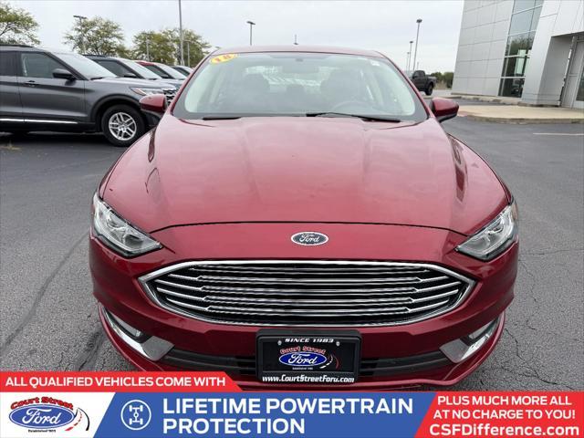 used 2018 Ford Fusion car, priced at $14,898