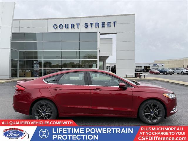 used 2018 Ford Fusion car, priced at $14,898