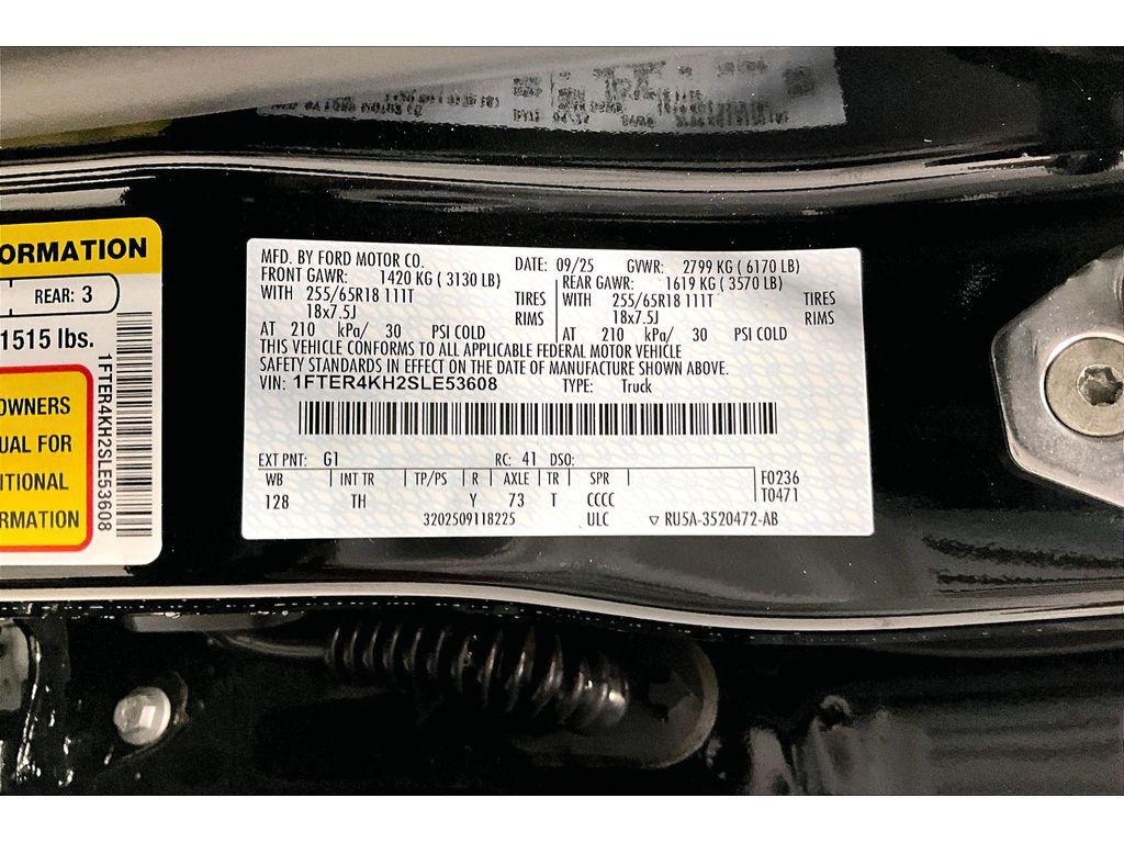 new 2025 Ford Ranger car, priced at $47,863