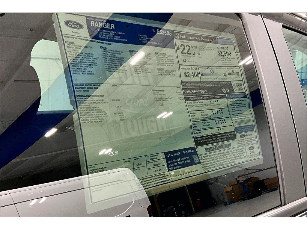 new 2025 Ford Ranger car, priced at $47,863