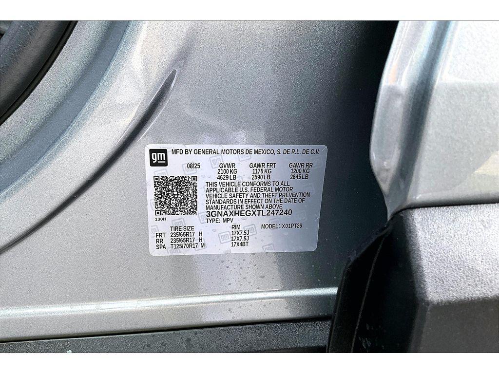 new 2026 Chevrolet Equinox car, priced at $30,495