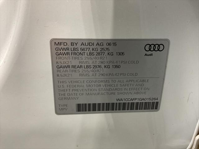 used 2016 Audi SQ5 car, priced at $14,432