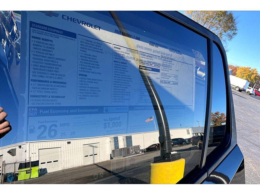 new 2026 Chevrolet Equinox car, priced at $34,185