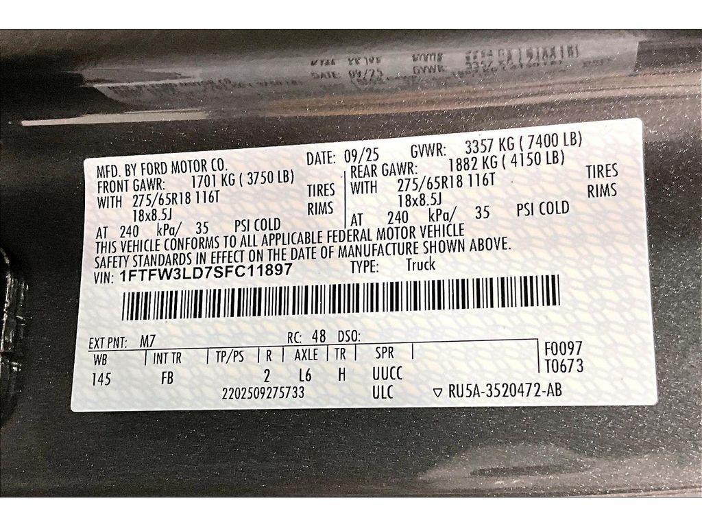 new 2025 Ford F-150 car, priced at $56,000