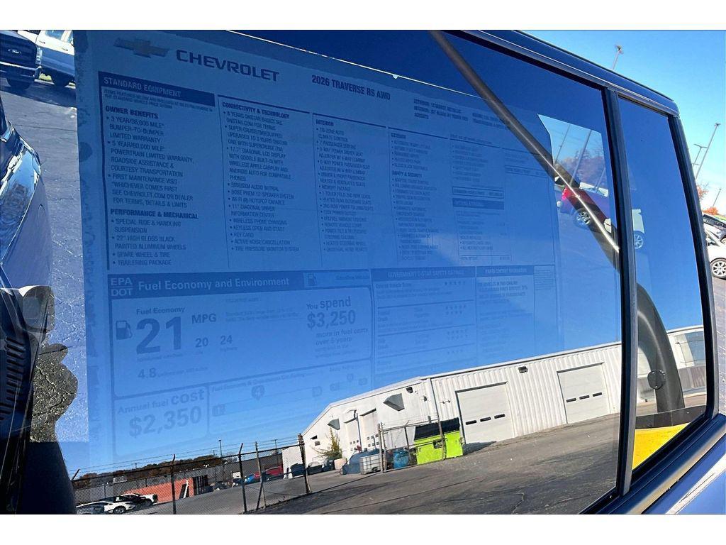 new 2026 Chevrolet Traverse car, priced at $59,696