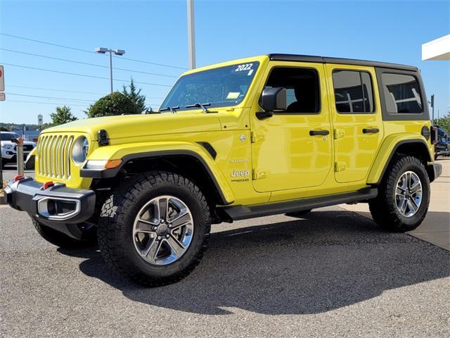 used 2022 Jeep Wrangler Unlimited car, priced at $34,190