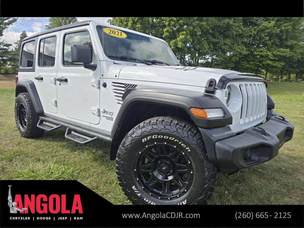used 2021 Jeep Wrangler Unlimited car, priced at $27,863