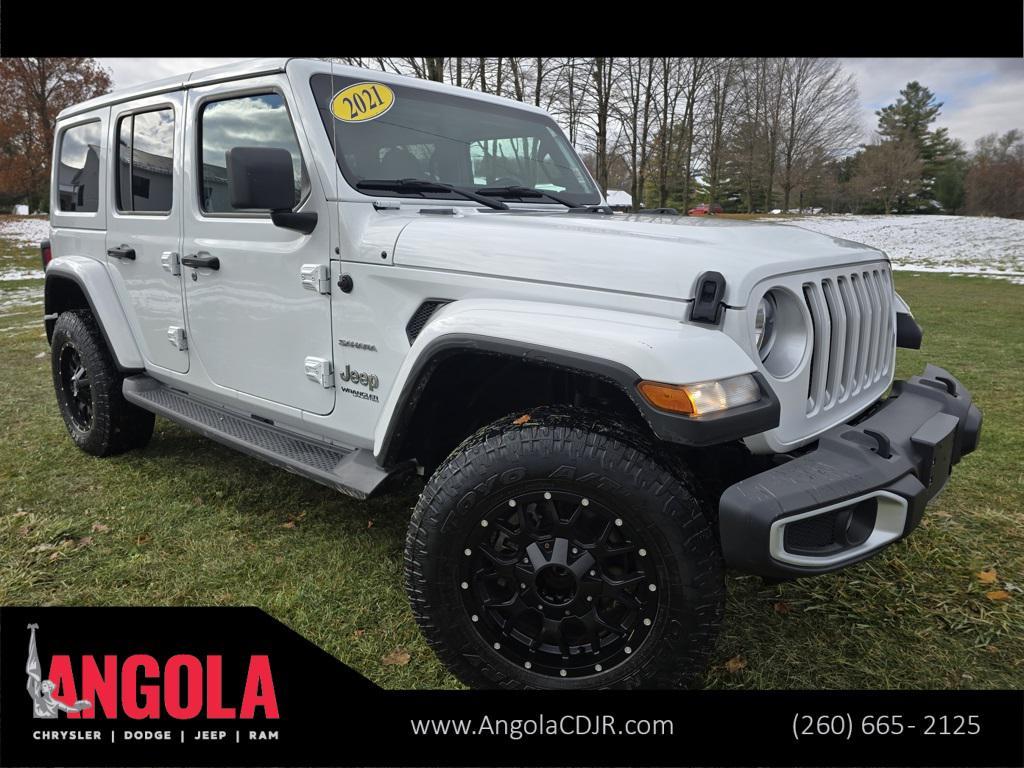 used 2021 Jeep Wrangler Unlimited car, priced at $31,016