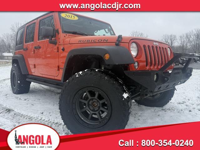 used 2015 Jeep Wrangler Unlimited car, priced at $24,383