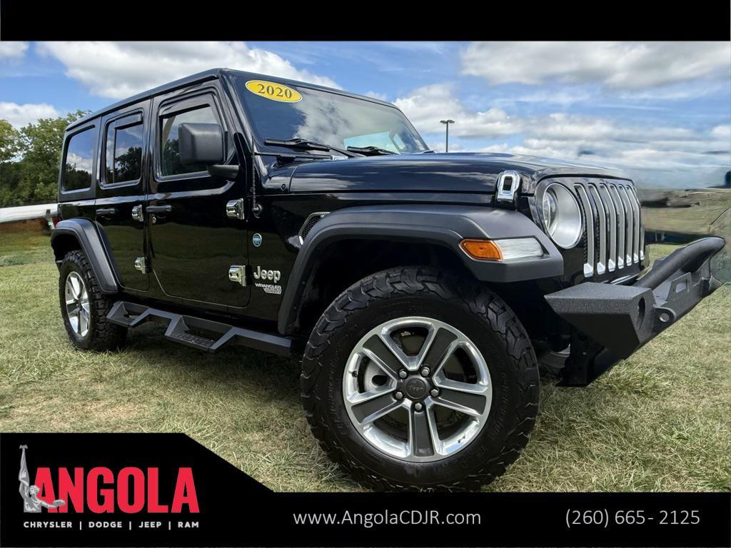 used 2020 Jeep Wrangler Unlimited car, priced at $21,988