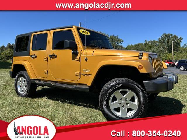 used 2014 Jeep Wrangler Unlimited car, priced at $20,736