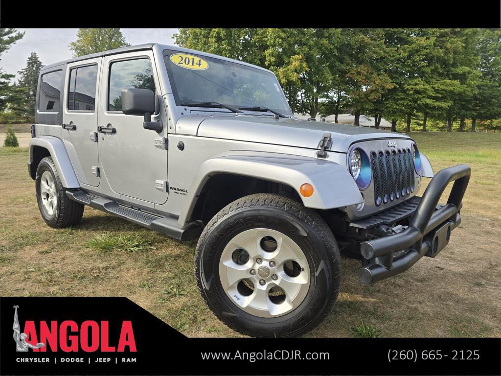used 2014 Jeep Wrangler Unlimited car, priced at $15,579