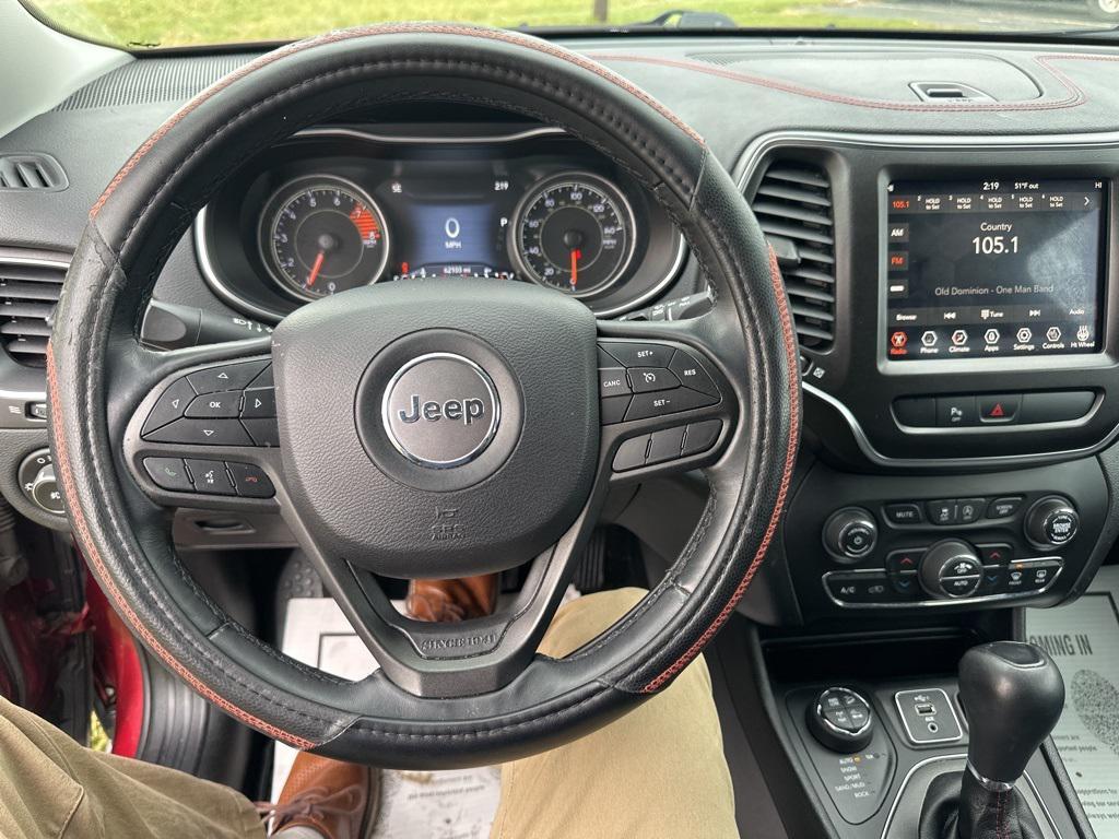 used 2019 Jeep Cherokee car, priced at $19,734
