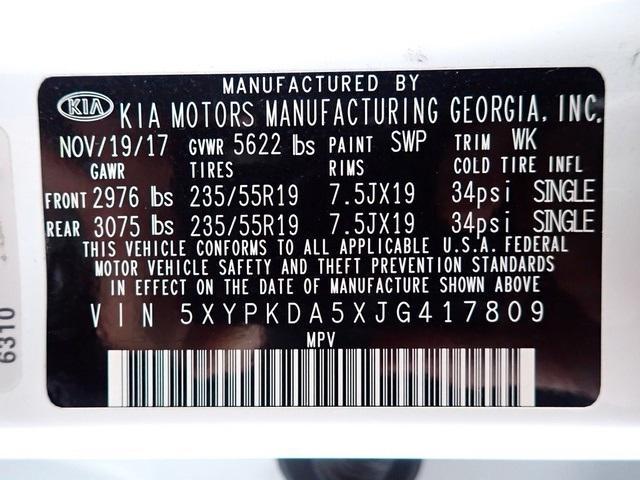 used 2018 Kia Sorento car, priced at $18,163