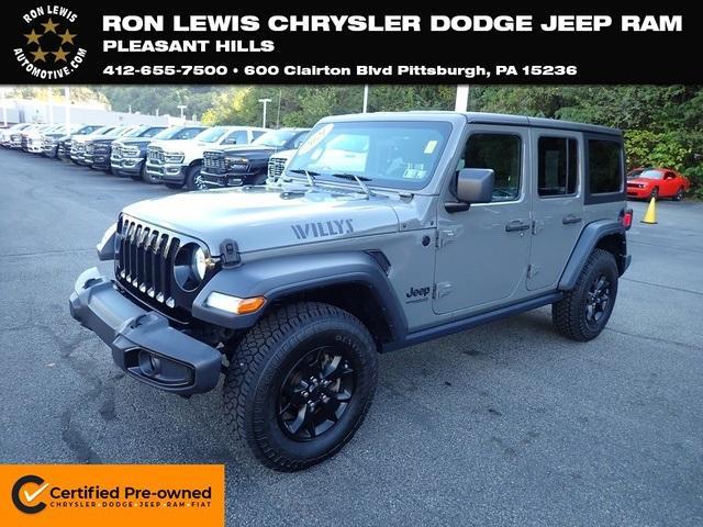 used 2021 Jeep Wrangler Unlimited car, priced at $28,499