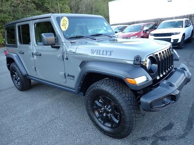 used 2021 Jeep Wrangler Unlimited car, priced at $28,499