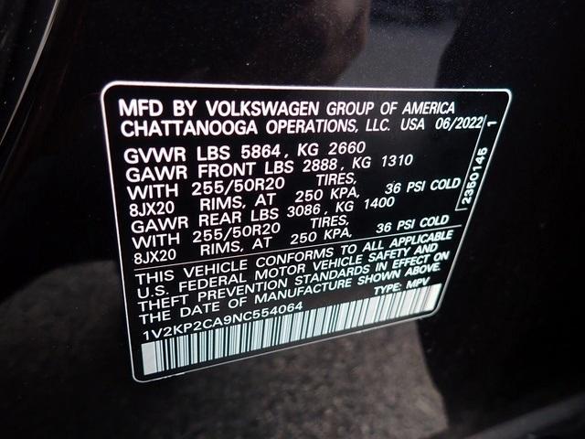 used 2022 Volkswagen Atlas car, priced at $23,717