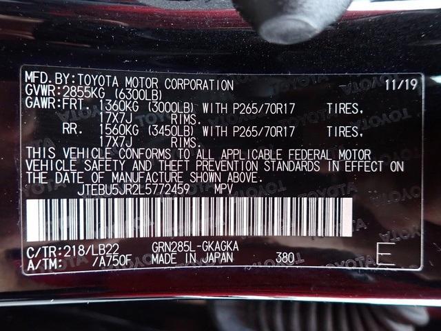 used 2020 Toyota 4Runner car, priced at $35,995