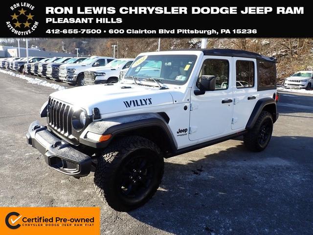 used 2021 Jeep Wrangler Unlimited car, priced at $30,995