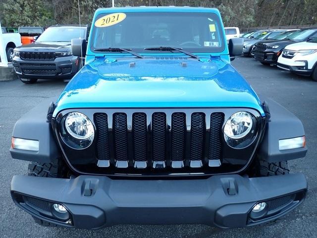 used 2021 Jeep Wrangler Unlimited car, priced at $30,452