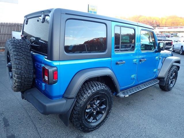 used 2021 Jeep Wrangler Unlimited car, priced at $30,452