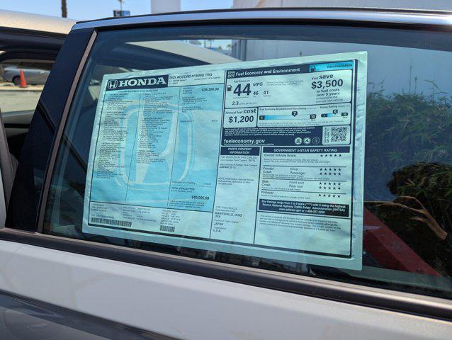 new 2025 Honda Accord Hybrid car, priced at $38,421