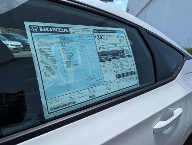 new 2025 Honda Civic car, priced at $28,001
